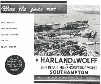 Harland and Wolff ship repair yard